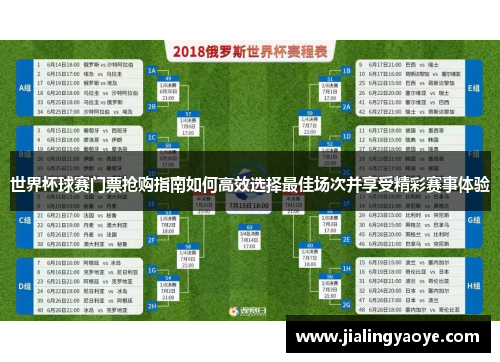 世界杯球赛门票抢购指南如何高效选择最佳场次并享受精彩赛事体验